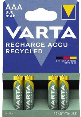VARTA Akku Varta Recycled AAA/Micro HR03