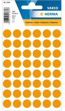 HERMA Markierungspunkt HERMA VARIO 13mm Papier leuchtorange 240