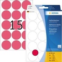 HERMA Markierungspunkt HERMA 32mm Papier leuchtrot 360