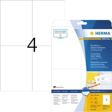 HERMA Universaletikett HERMA SPECIAL 105 x 148 mm (B x H) nicht