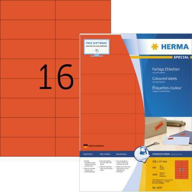 HERMA Universaletikett HERMA 105 x 37 mm (B x H) nicht wieder