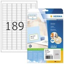 HERMA Universaletikett HERMA PREMIUM 25,4 x 10 mm (B x H) nicht
