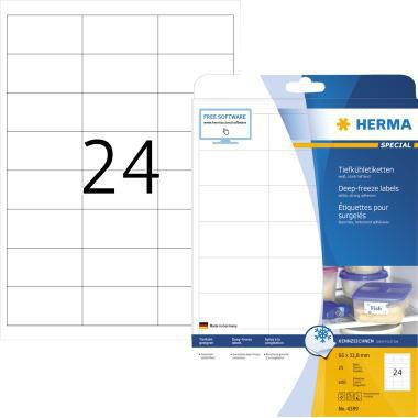 [9199151130] HERMA Tiefkühletikett HERMA SPECIAL 66 x 33,8 mm (B x H)