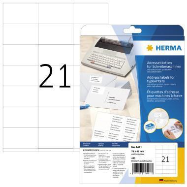 [9199151145] HERMA Adressetikett HERMA 70 x 42 mm (B x H) Papier weiß 420