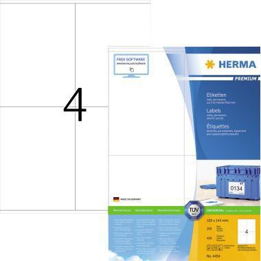 HERMA Universaletikett HERMA PREMIUM 105 x 144 mm (B x H) nicht