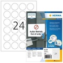 HERMA Universaletikett HERMA 40mm wieder ablösbar Papier weiß
