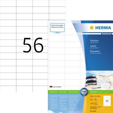 [9199151169] HERMA Universaletikett HERMA PREMIUM 52,5 x 21,2 mm (B x H)