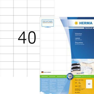 [9199151170] HERMA Universaletikett HERMA PREMIUM 52,5 x 29,7 mm (B x H)