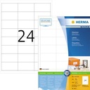 HERMA Universaletikett HERMA PREMIUM 66 x 33,8 mm (B x H) nicht