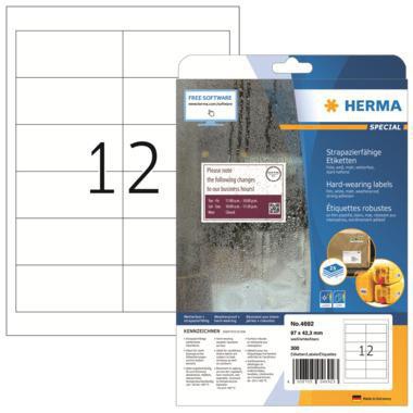 HERMA Folienetikett HERMA SPECIAL 97 x 42,3 mm (B x H) weiß