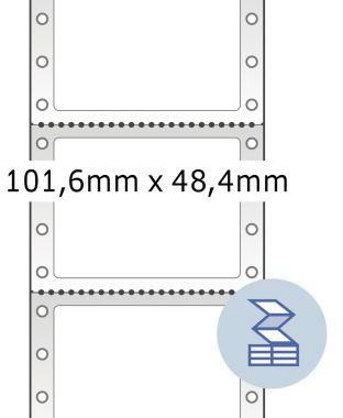 [9199151251] HERMA Endlosetikett HERMA 101,6 x 48,4 mm (B x H) nicht