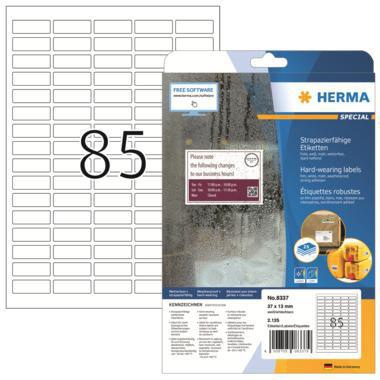 HERMA Folienetikett HERMA SPECIAL 37 x 13 mm (B x H) weiß