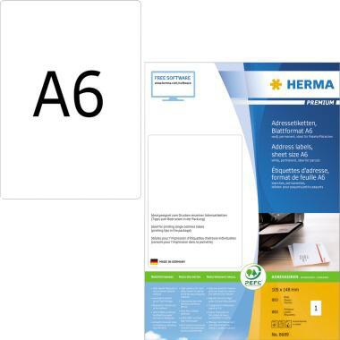 [9199151259] HERMA Adressetikett HERMA PREMIUM 105 x 148 mm (B x H)