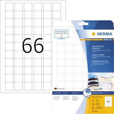 [9199151261] HERMA Universaletikett HERMA SPECIAL 25,4 x 25,4 mm (B x H)