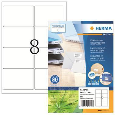 [9199151290] HERMA Universaletikett HERMA Recycling 99,1 x 67,7 mm (B x H)