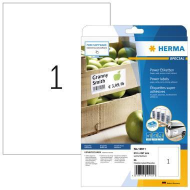 [9199151319] HERMA Universaletikett HERMA Power 210 x 297 mm (B x H) nicht
