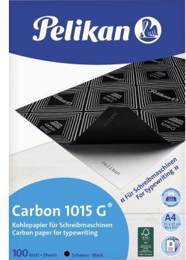 PELIKAN Kohlepapier Pelikan 1015G DIN A4 schwarz 100
