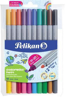 [9199151654] PELIKAN Fasermaler Pelikan Colorella twin® C304 1 und 2mm