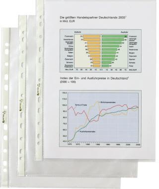 HETZEL Prospekthülle Hetzel Economic DIN A4 0,04mm oben offen