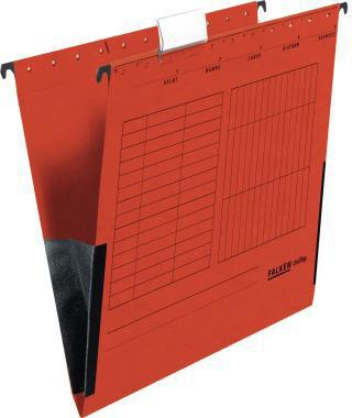[9199151807] FALKEN Hängetasche Falken UniReg DIN A4 230g/m² (rot)