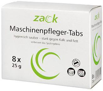 ZACK Spülmaschinenreiniger zack 8 x 22 g/Pack.