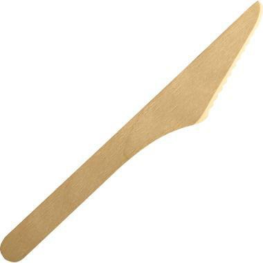 NATURE STAR Messer NATURE Star Einweg 16cm Birkenholz
