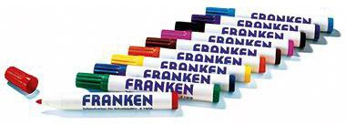 [9199152000] FRANKEN Whiteboardmarker FRANKEN 2-6mm farbig sortiert 10