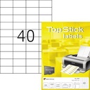 WITHOUT BRAND Universaletikett TopStick 52,5 x 29,7 mm (B x H) nicht