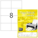 WITHOUT BRAND Universaletikett TopStick 105 x 74 mm (B x H) nicht