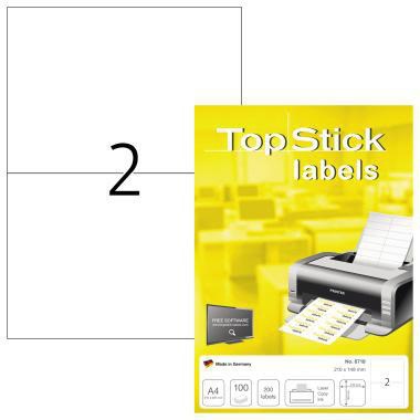 [9199152205] WITHOUT BRAND Universaletikett TopStick 210 x 148 mm (B x H) nicht
