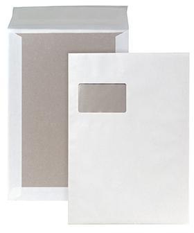 [9199152300] POSTHORN Papprückwandtasche POSTHORN DIN C4 ohne Fenster 120g/m² mit (Ja)