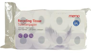 [9199152537] MEMO Toilettenpapier memo Recycling Tissue 4-lagig Tissue 100