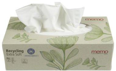 [9199152538] MEMO Papiertaschentuch memo Recycling Extra Soft 20 x 21 cm (B