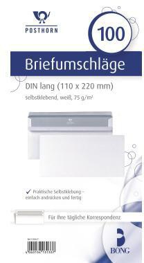 POSTHORN Briefumschlag POSTHORN DIN lang 220 x 110 mm (B x H)