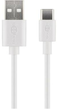 GOOBAY USB-Kabel Goobay® 1m weiß