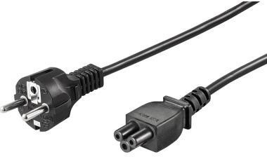 [9199152656] GOOBAY Netzkabel Kaltgerät Goobay® CEE 7/7 Stecker/C5 250V schwarz