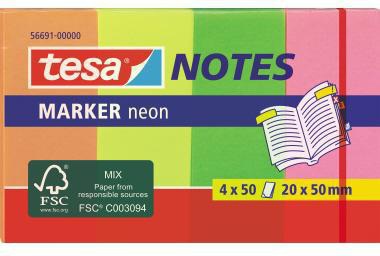 TESA Haftmarker tesa® Marker Notes Neon 50 x 20 mm (B x