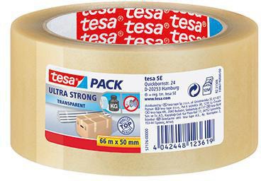 [9199152727] TESA Packband tesa® tesapack® Ultra Strong 50 mm x 66 (transparent)