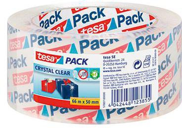 TESA Packband tesa® tesapack® Crystal Clear 50 mm x 66