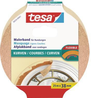TESA Kreppband tesa® KURVEN Innenbereich 25 mm x 25 m