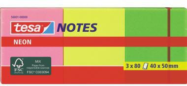 [9199152768] TESA Haftnotiz tesa® Neon Notes 40 x 50 mm (B x H) pink