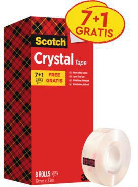 SCOTCH Klebefilm Scotch® Crystal Promotion 19 mm x 33 m