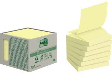 POST-IT Haftnotiz Post-it® Recycling Z-Notes 76 x 76 mm (B
