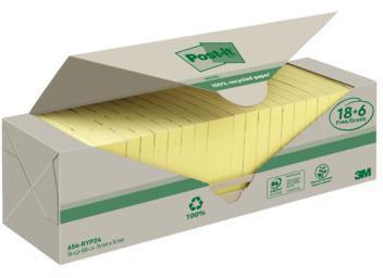 POST-IT Haftnotiz Post-it® Recycling Notes 76 x 76 mm (B x
