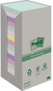 POST-IT Haftnotiz Post-it® Recycling Notes Tower Pastell