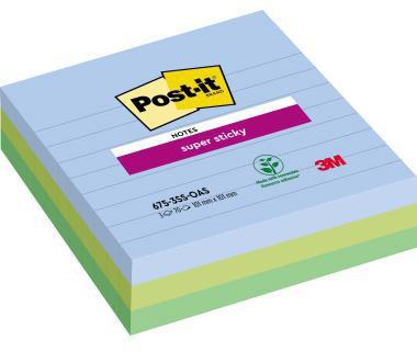 POST-IT Haftnotiz Post-it® Super Sticky Notes Oasis