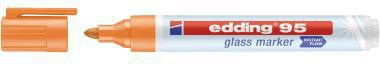 [9199153016] EDDING Glasboardmarker edding 95 1,5-3mm gelb Rundspitze (orange, orange)