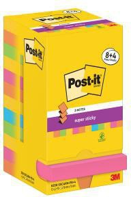 POST-IT Haftnotiz Post-it® Super Sticky Z-Notes Carnival