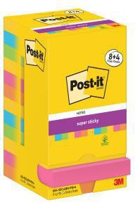 POST-IT Haftnotiz Post-it® Super Sticky Notes Carnival