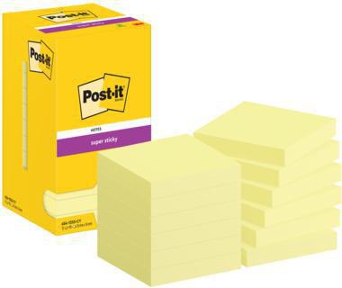 POST-IT Haftnotiz Post-it® Super Sticky Notes 76 x 76 mm